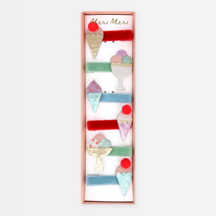 Meri Meri - Wholesale Hair Clip - Kids - Ice Cream Hair Clips