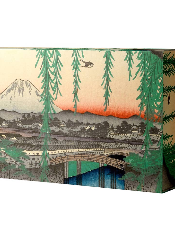 Hiroshige Keepsake Boxed Postcards for wholesale by Pomegranate