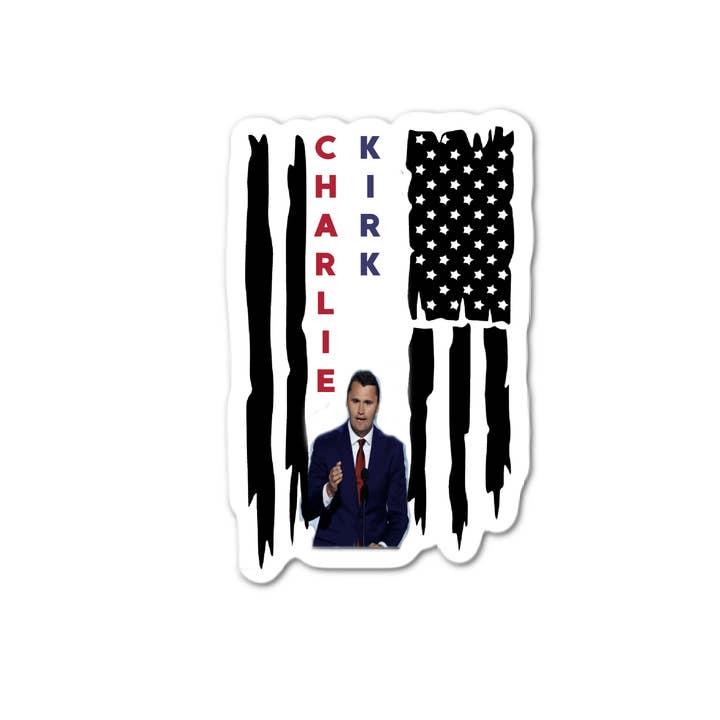 Stick-It Expressions - Wholesale Phone & Laptop Stickers - Charlie Kirk 2.0