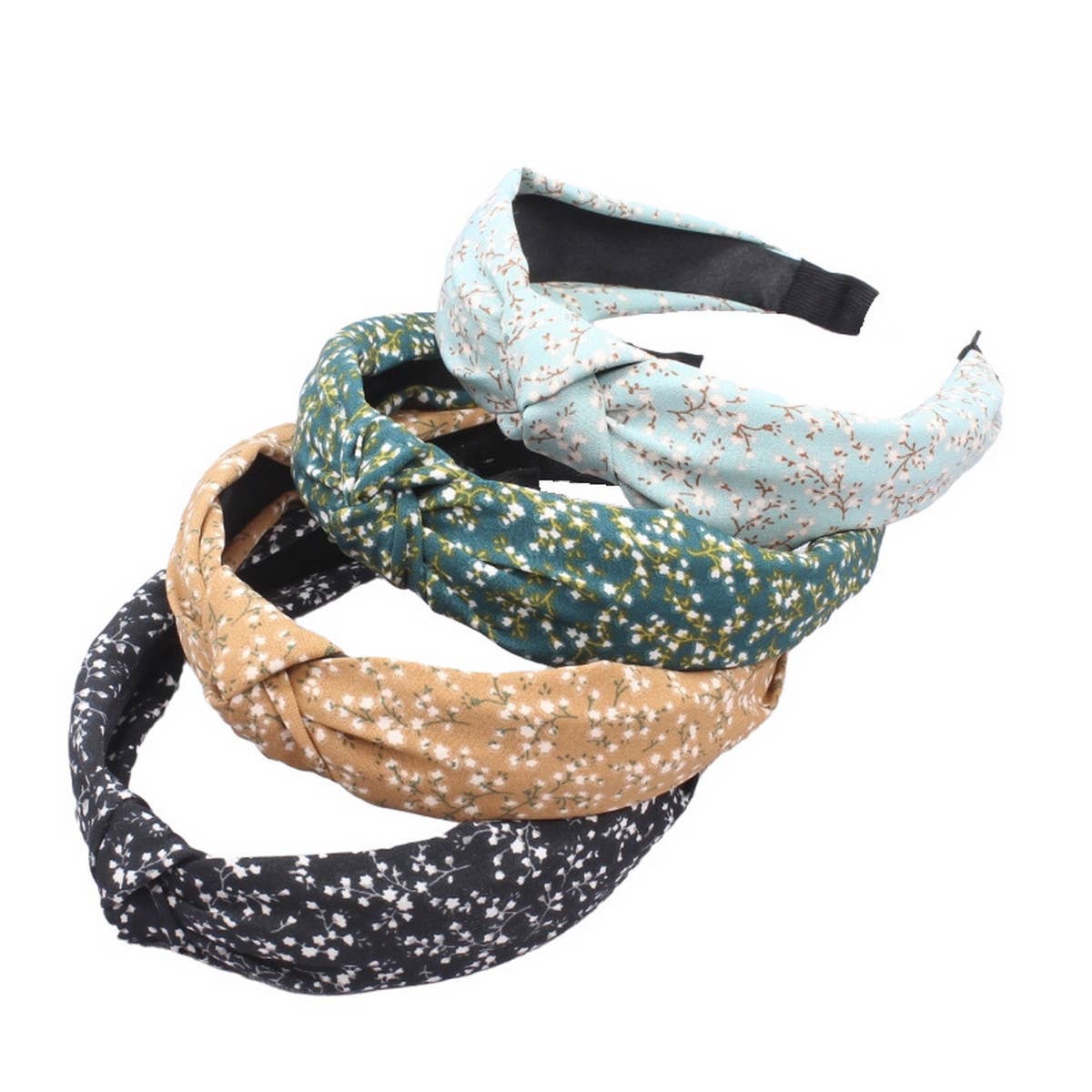 ACCITY - Wholesale Fashion Headband - Women's - SIMPLE PRINT NEW CROSS KNOT HEADBAND_CWAHA167111