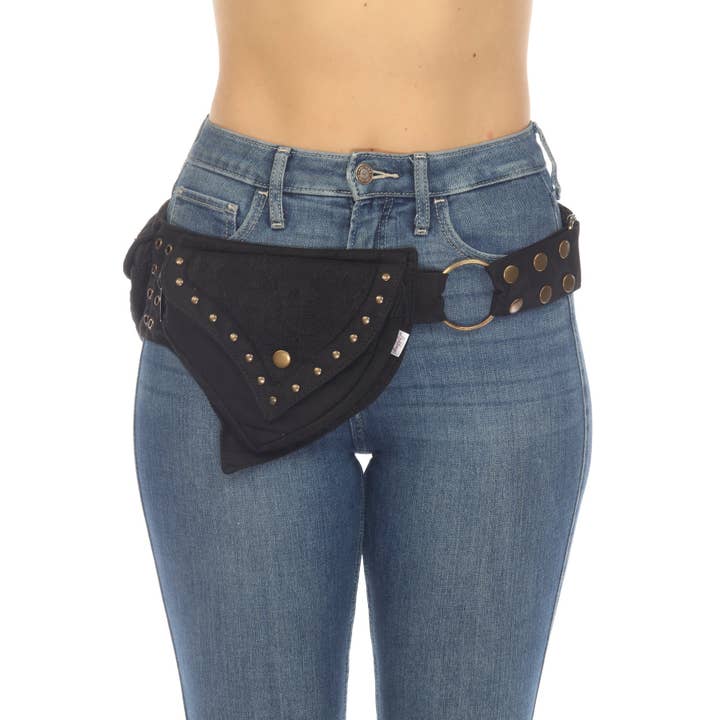 Lakhays Collection Inc. - Wholesale Heuptasje - Dames - The Wanderer - Een praktische riem van katoen voor heuptasjes