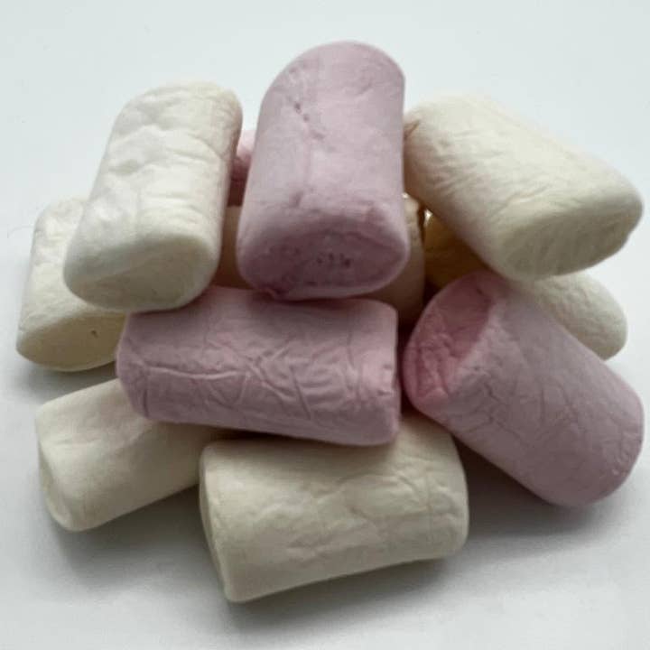 Freedom Confectionery - Wholesale Marshmallow - BBQ Pink and White Vegantics 1kg - Vegan & 14 Allergy Free2
