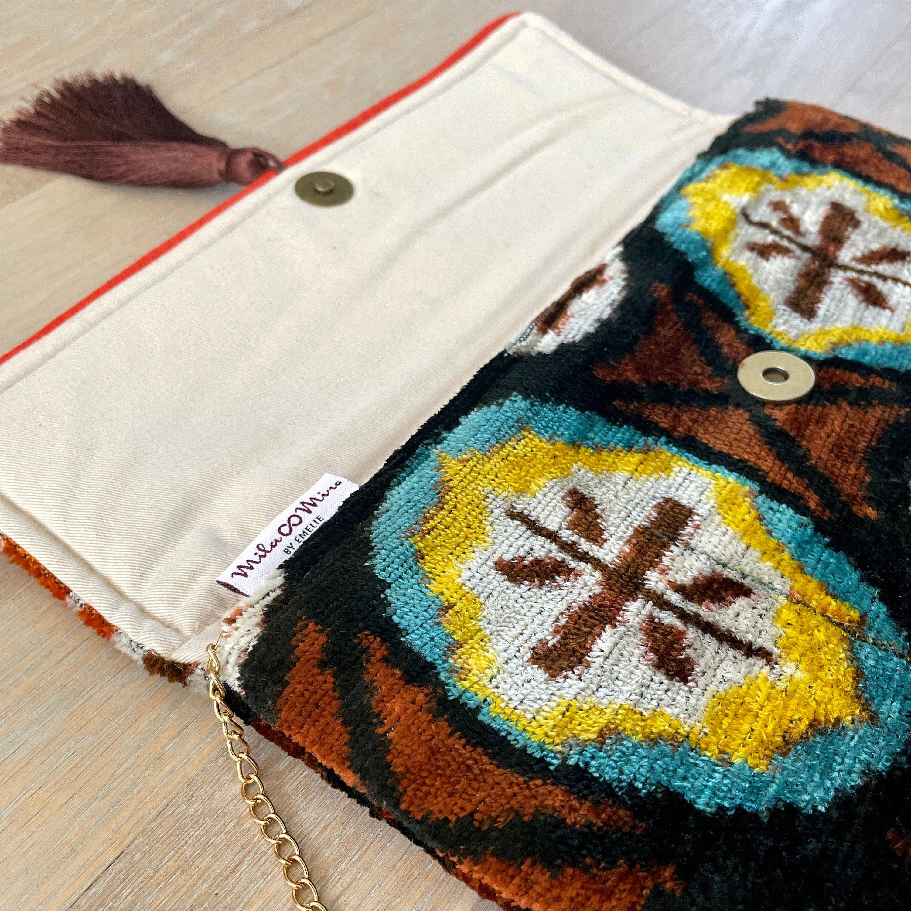 Mila∞Miro by Emelie - Venta al por mayor Bolso de mano - Mujer - Bolso clutch Ikat Pompeya2