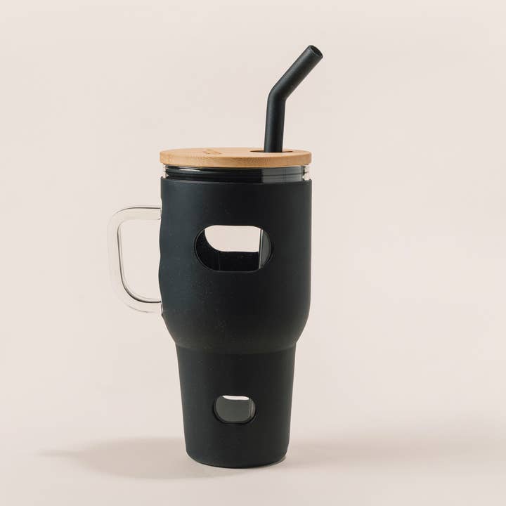 Eco Now - Wholesale Insulated Mug/Tumbler - Glass Cup with Silicon Sleeve Eco Tumbler1