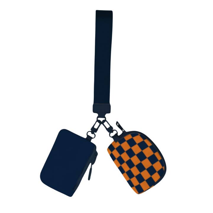 Queens Designs - Wholesale Wristlet - Checkered Dual Color Wristlets3