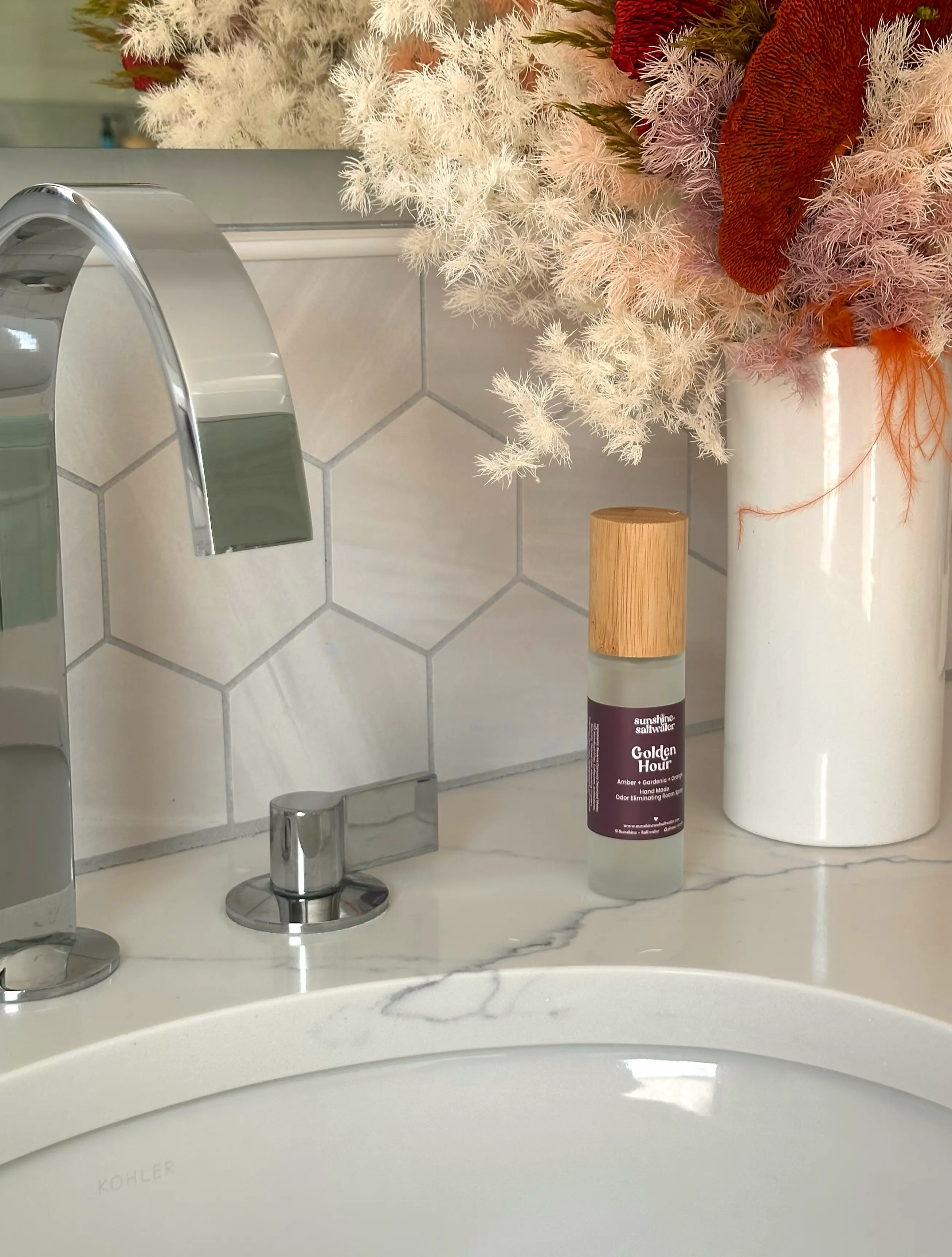 Sunshine + Saltwater – Großhandel Raum- & Wäschespray – Goldene Stunde | Raumspray2