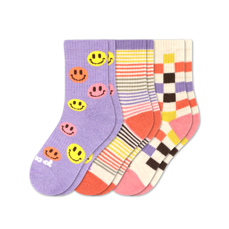 Pacas - Wholesale Socks - Kids - 3 Pack - Kids' Crew Pacas Socks40