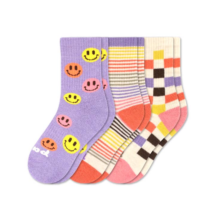 Pacas - Wholesale Socks - Kids - 3 Pack - Kids' Crew Pacas Socks24