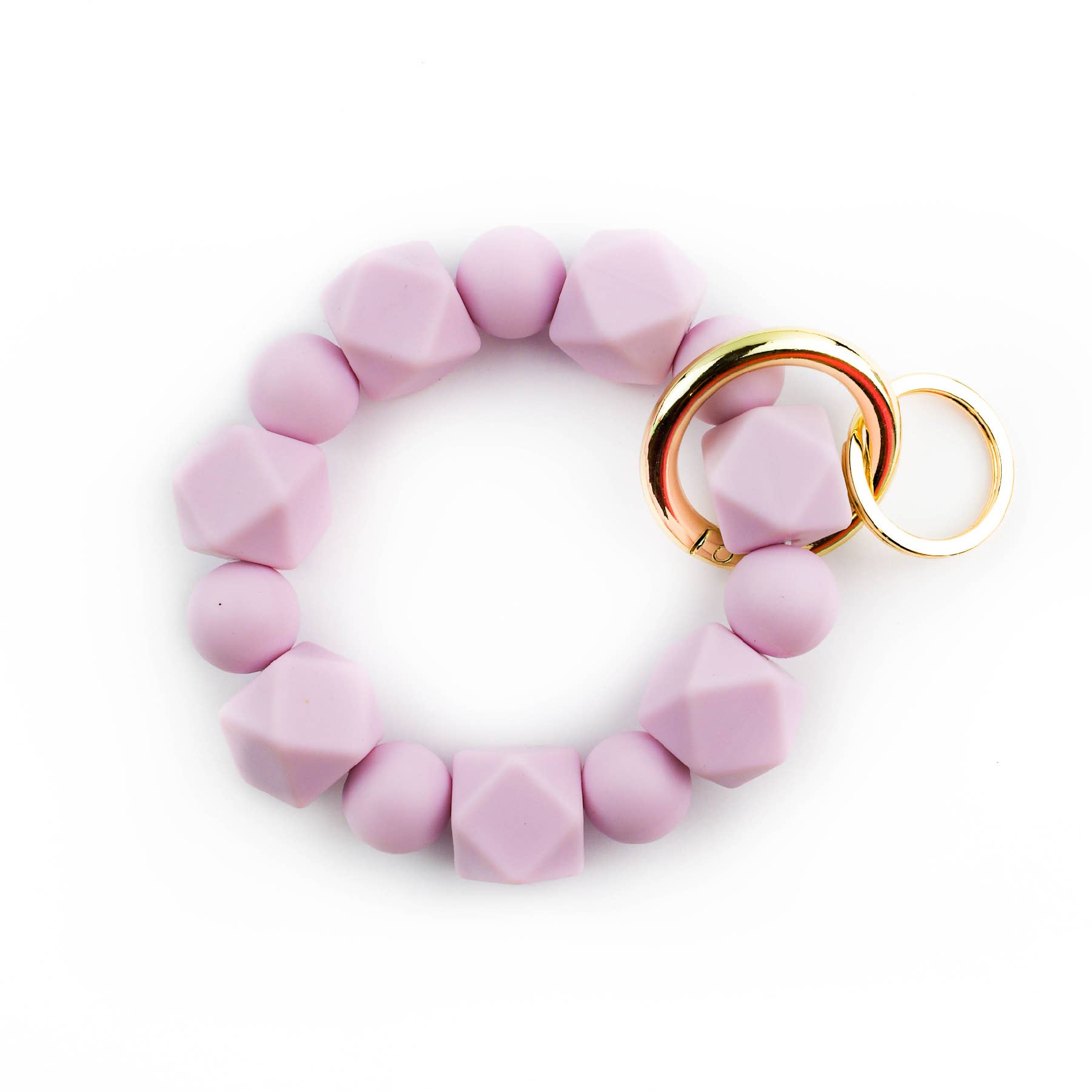 Cleary Lane - Wholesale Keychain - Women's - Beaded Wristlet Keychain Hexagon Silicone7