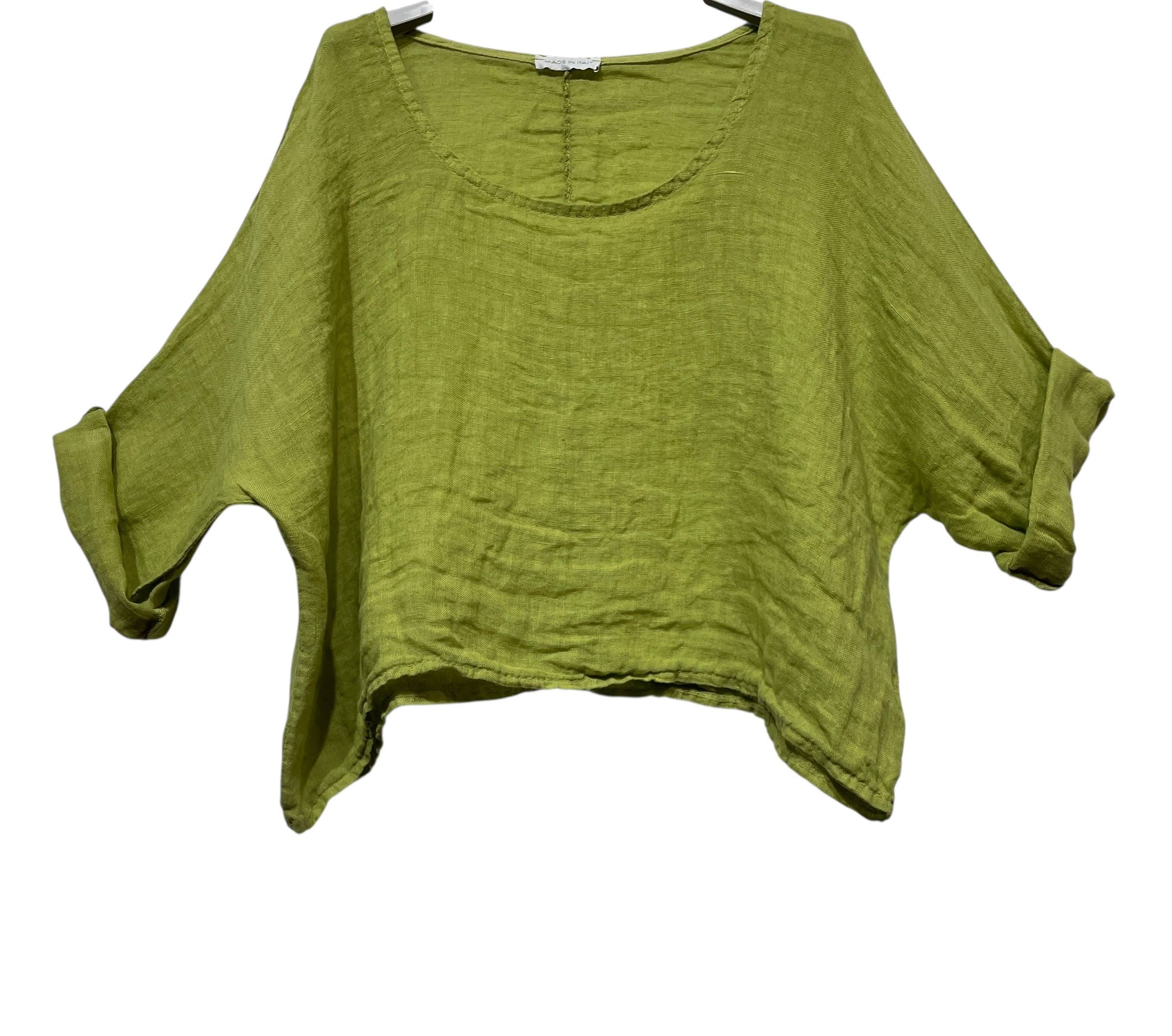 LINEN & COTTON HOUSE – Engroshandel Bluse - Dame – 18415 top i hør til forårs- og sommertøj29