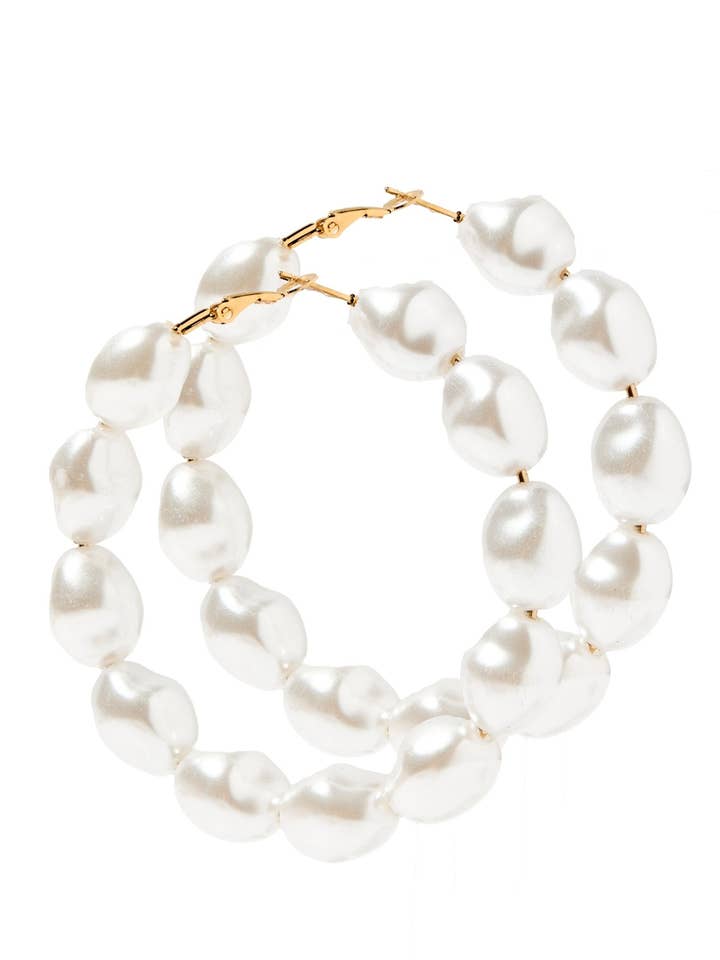 Macy Pearl - Statementörhängen för wholesale av LINNY CO