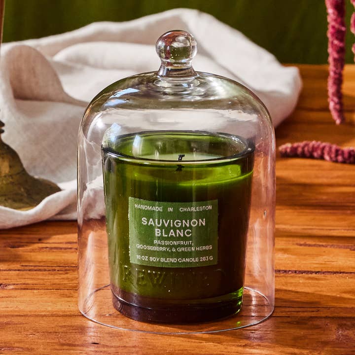 Rewined - Wholesale Candle Holder - Glass Cloche (wooden base sold separately)0