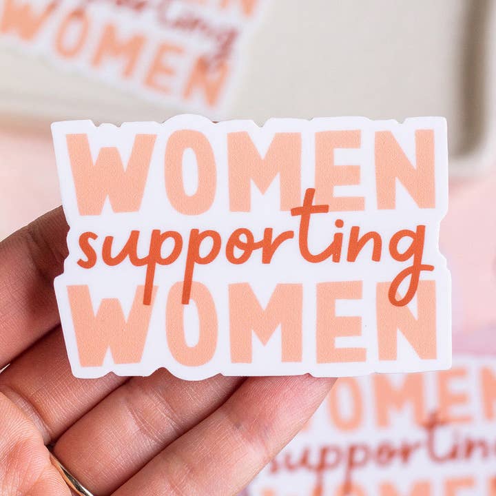 The Print Pantry - Vente Autocollant - Autocollant Femmes qui soutiennent les femmes0