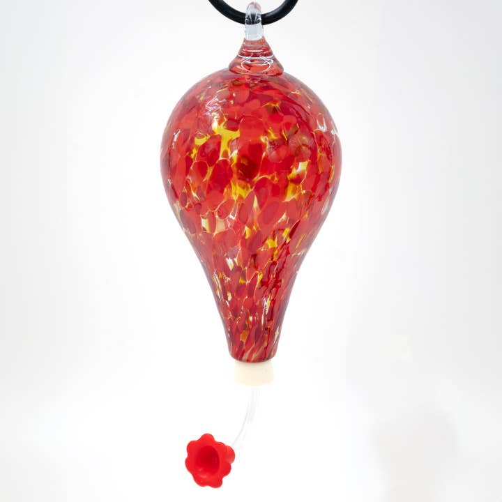 Boise Art Glass - Wholesale Bird Feeder - Glass Hummingbird Feeder -Tear Drop Shape7