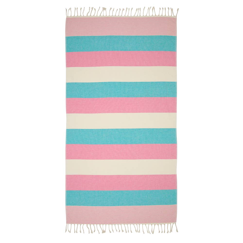 Kikoya – Toalha de praia por atacado – Toalhas turcas havaianas 35x70" Terry com apoio de praia e piscina6