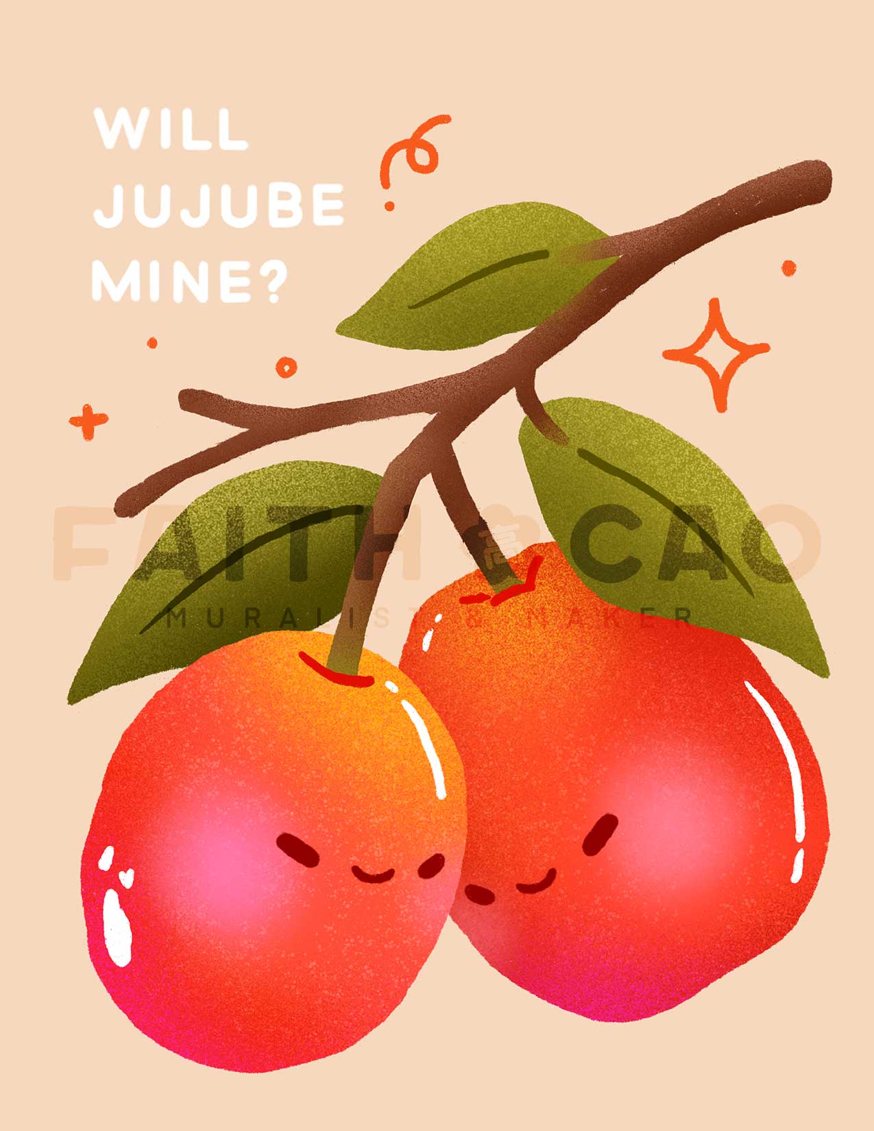 Caoculator - Wholesale Love Card - Jujube Card1