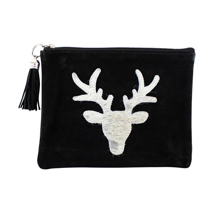 Sort Rød Hjorte Taske 22 Cm for engroshandel hos Mars & More - Brand of B Living