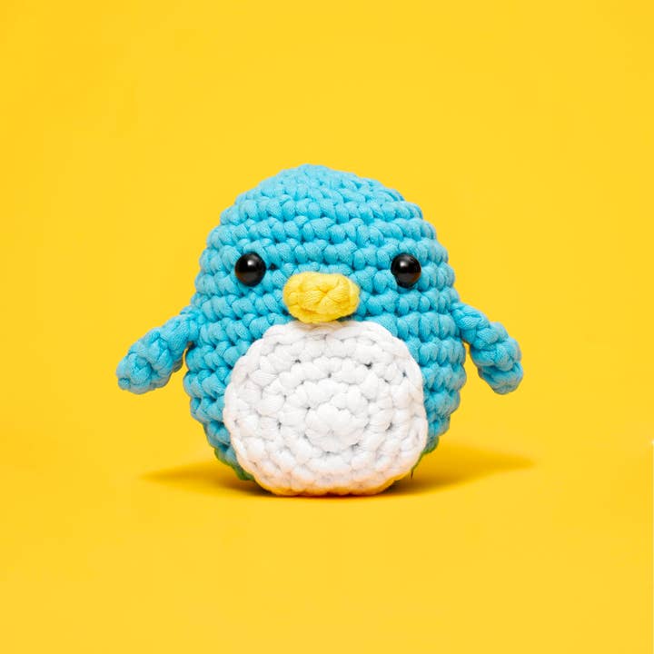 The Woobles - Wholesale Knitting/Crochet Supplies - Pierre the Penguin Beginner Crochet Kit