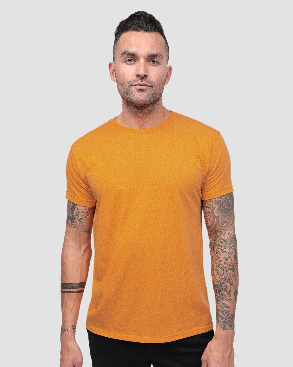 INTO THE AM - Wholesale T-Shirt - Men's - Men's Premium Fitted Plain Blank T-Shirt15