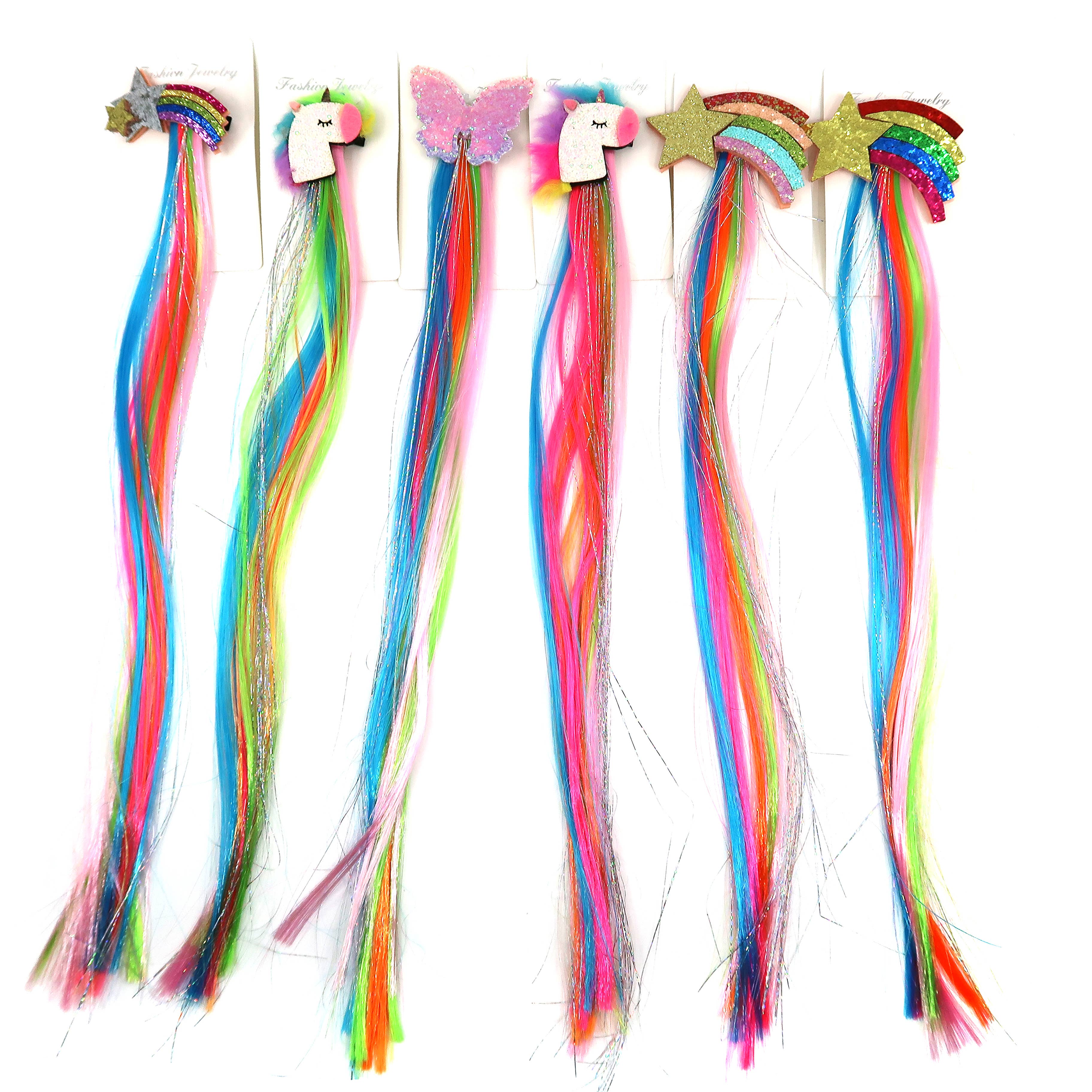 DIVERSE Peruk Enhörningshårsdekoration BR21015-53 (12ST) för wholesale på Faire0