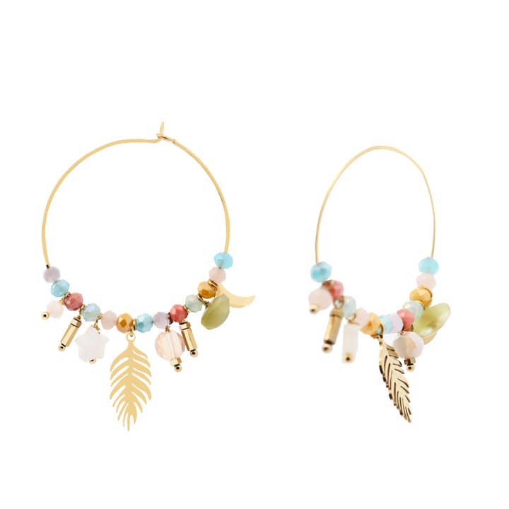 AMORINO SRL - Wholesale Oorringen - OORRINGEN MET HANGERS EN KRISTALLEN - NK21124112F563