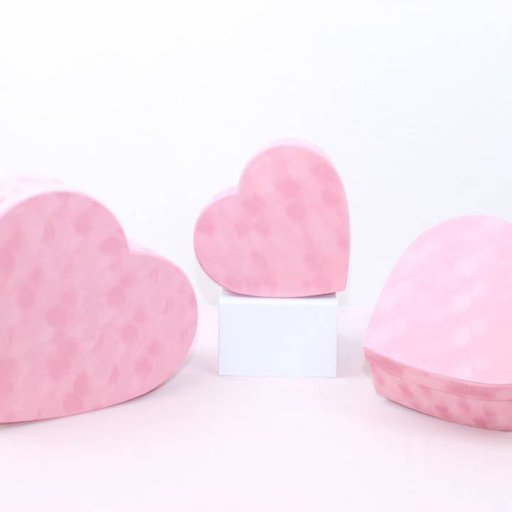 Elegant Design Supply - Wholesale Gift Box - Chic Velvet Heart Flower Box with Lid5