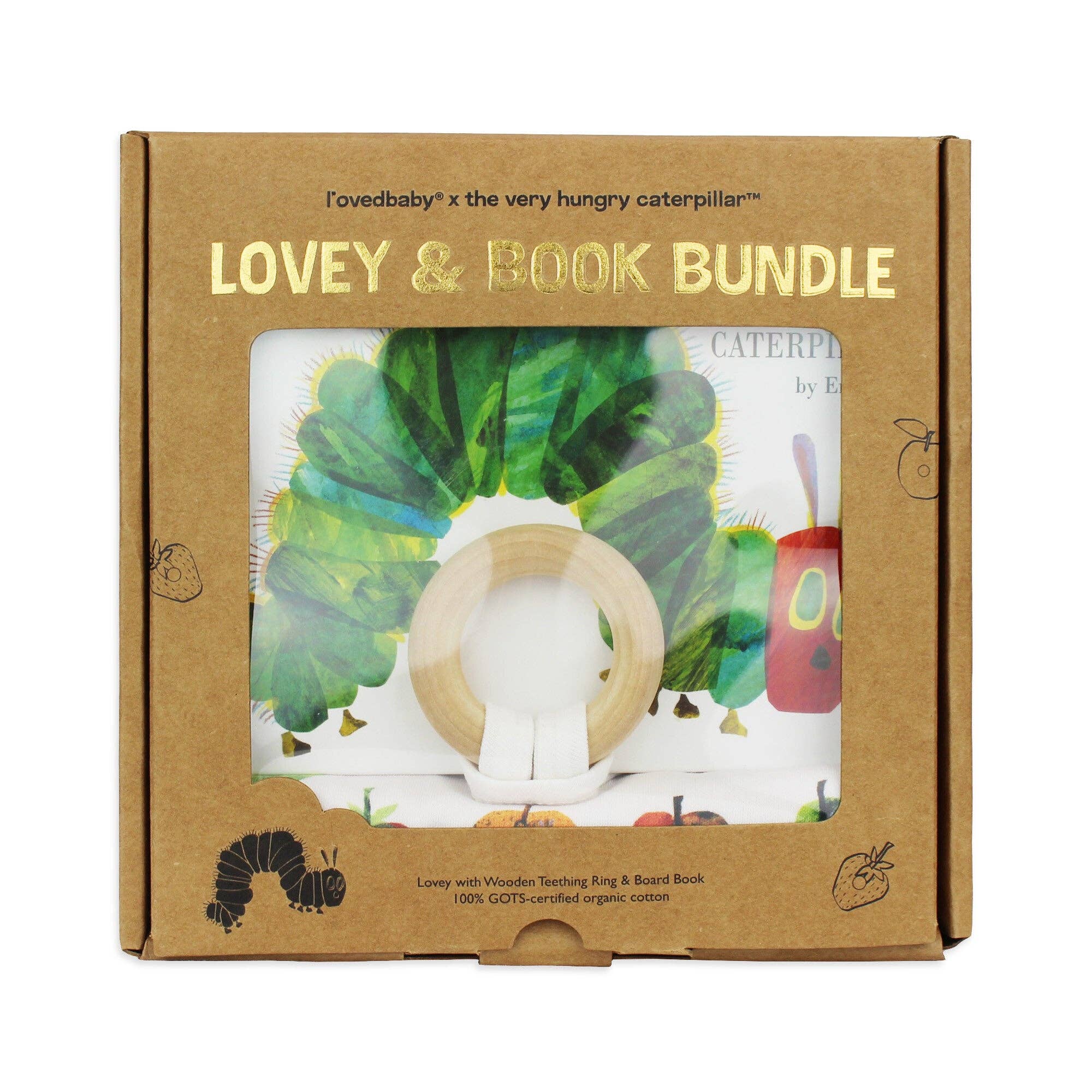 L'ovedbaby – wholesale Classics – Fruit | Lovey & Book Bundle (BOX SET)1