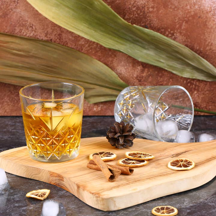 Regalo per testimone di nozze come bicchiere da whisky in cristallo con texture vintage per la vendita all'ingrosso da parte di Mory Design Store