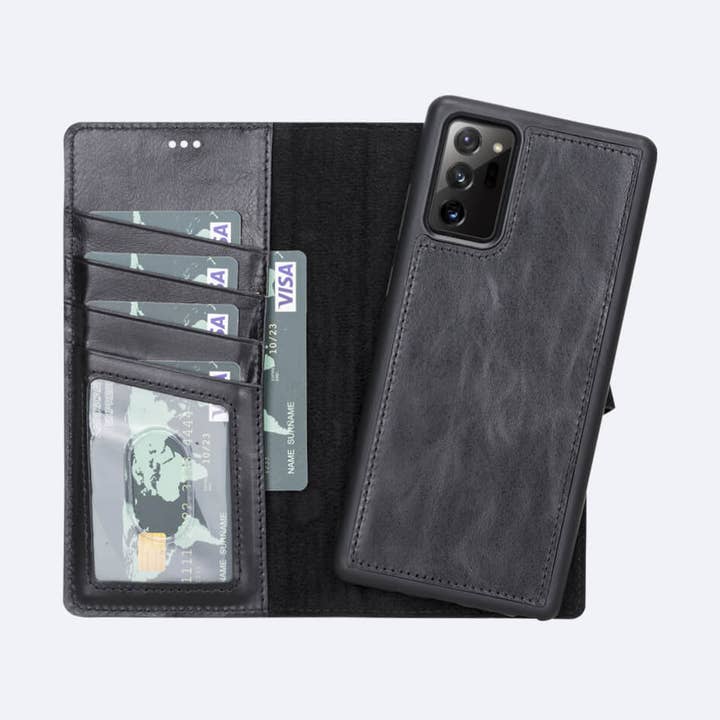 Custodia a portafoglio in pelle per Samsung Galaxy Note20 per la vendita all'ingrosso da parte di OXA LEATHER
