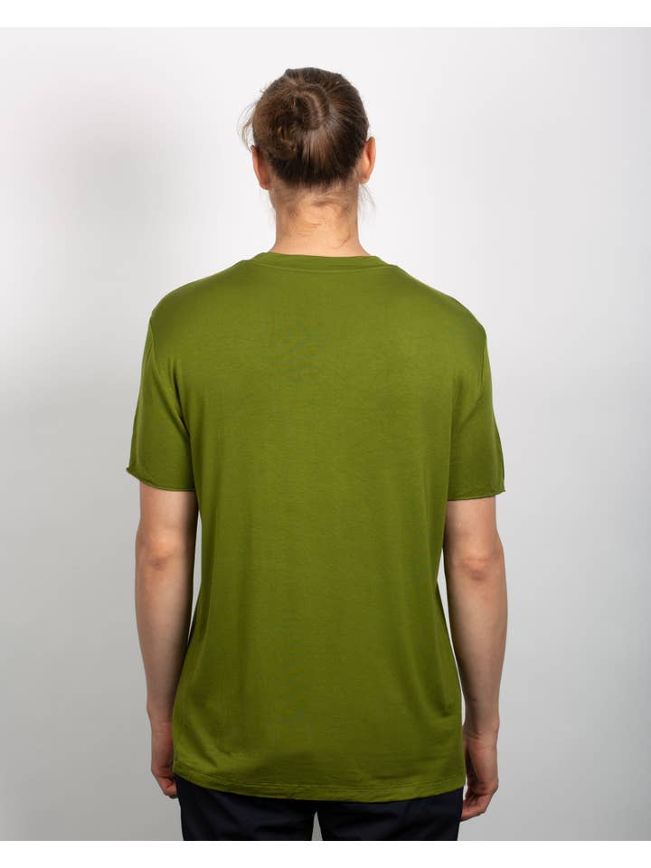 Khaki Bamboo lightweight t-shirt for wholesale on Faire