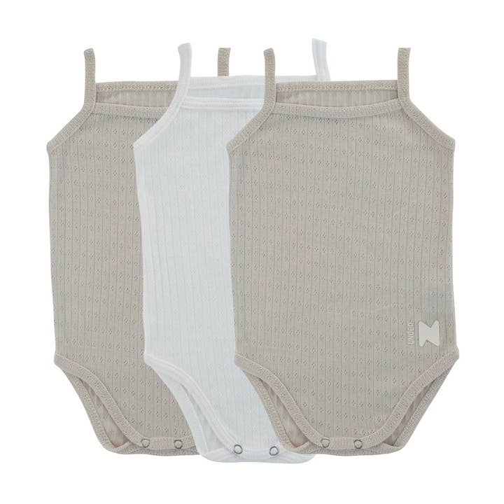 Pointelle Natur Junge + Weiß (Dreierpack) für den Großhandel von Noggi Wear