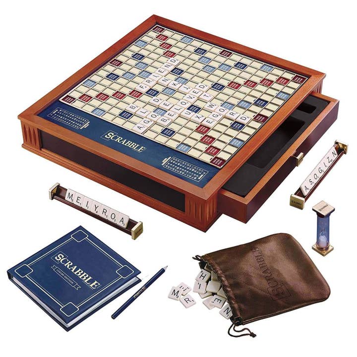 Scrabble Trophy Edition with Rotating Game Board for wholesale by WS Game Company
