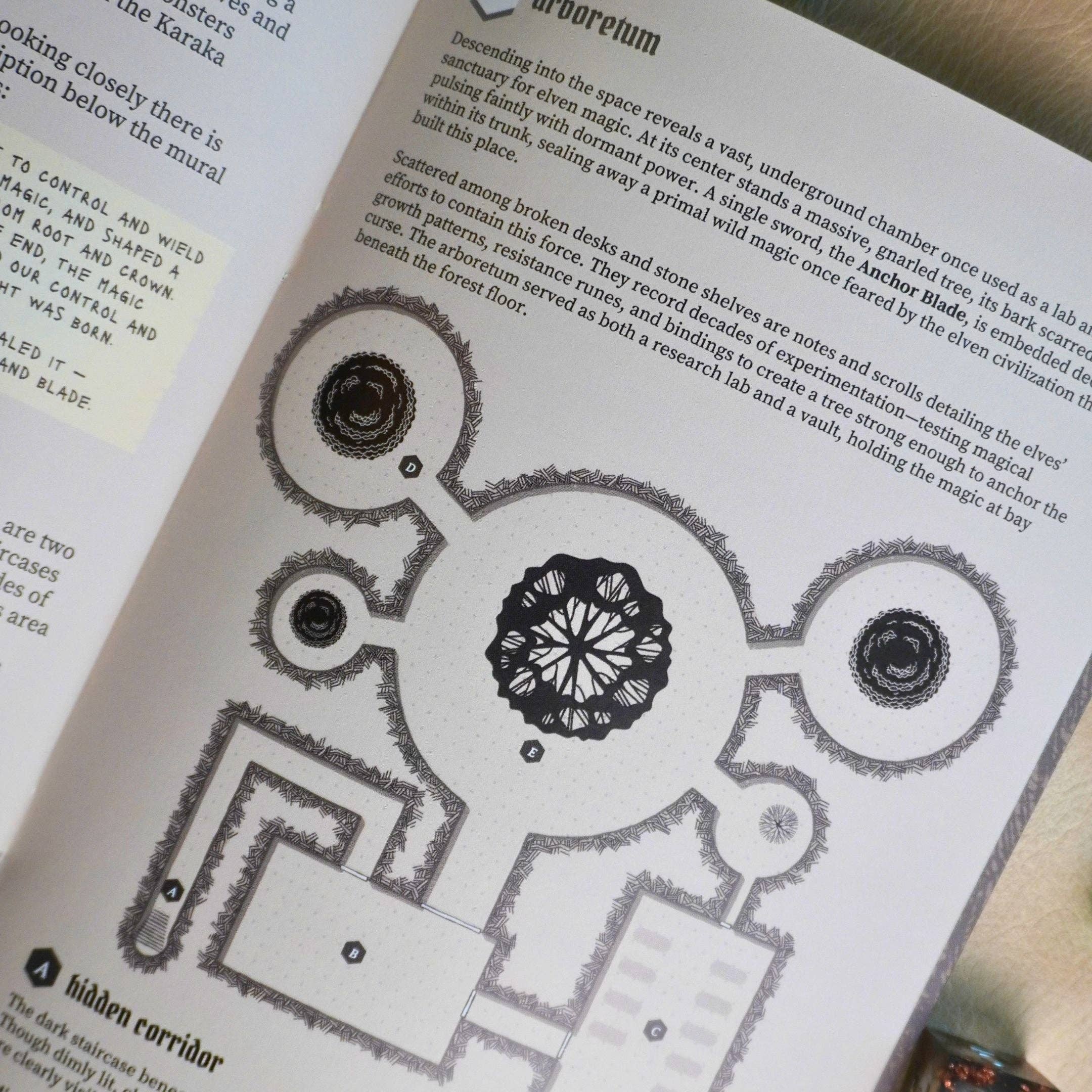 Minva Tabletop Design Co - Vente Roman fantastique - Épines d'un Livret d'Aventure du Sceau Ancien | Aventure de Terreur Forestière Système-Agnostique pour JDR Donjons et Dragons1