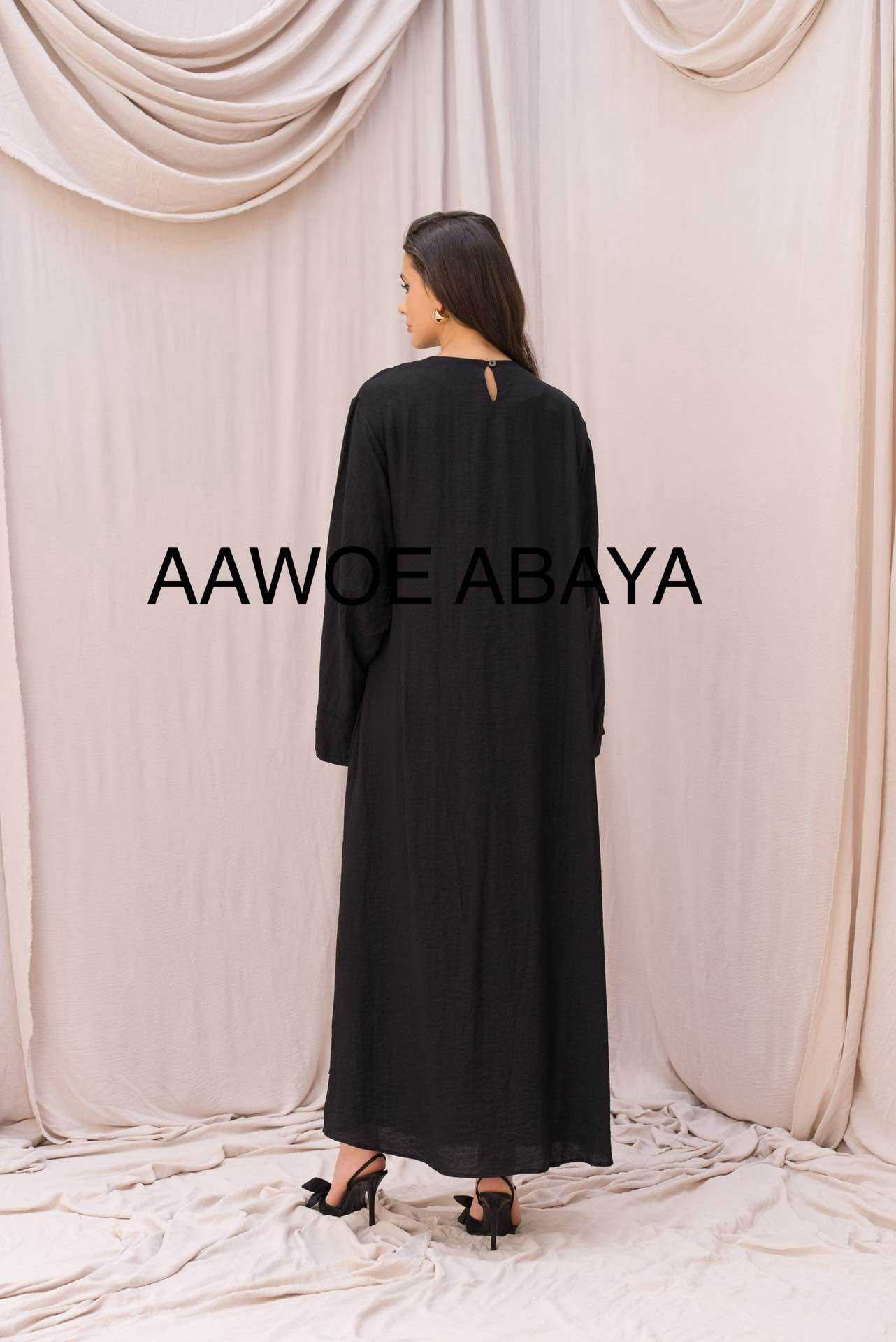 Aawoe Abaya – Kaftan - Mulher por atacado – Vestido Abaya Elegante - 2421-VES24