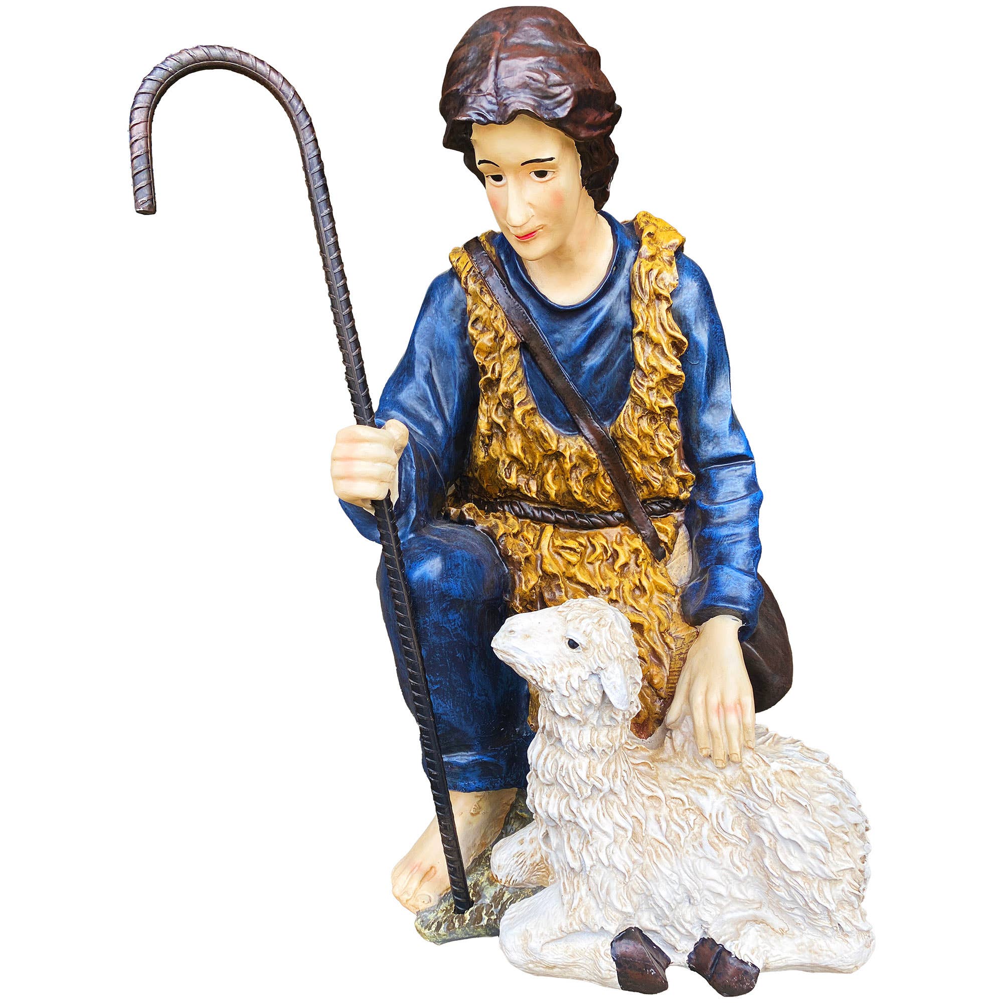 Santa’s Workshop Inc. - Wholesale Nativity Scene Decor - 12 Piece Outdoor Nativity Set with Solid Wood Creche32