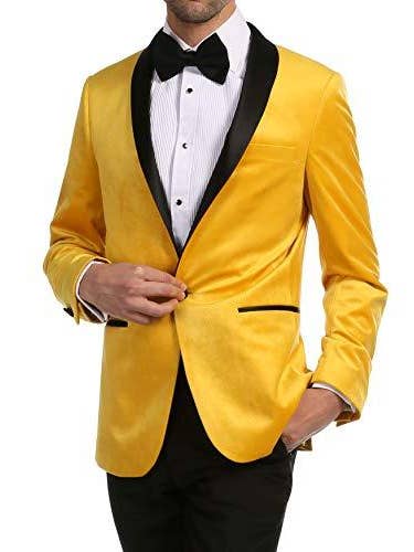 Ferrecci - Wholesale Blazer - Men's - Ferrecci - Enzo Men's Velvet Slim Fit Shawl Tuxedo Blazer7
