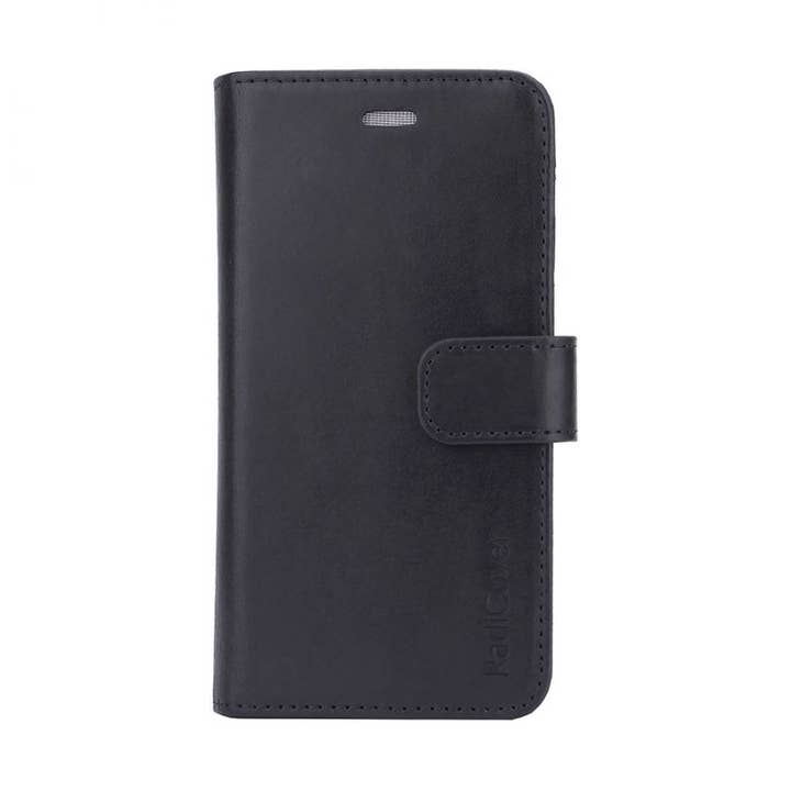 2 en 1 exclusif - iPhone 6/7/8/SE2020/SE2022 - Cuir véritable - 86% de protection - Noir pour la vente par Radicover