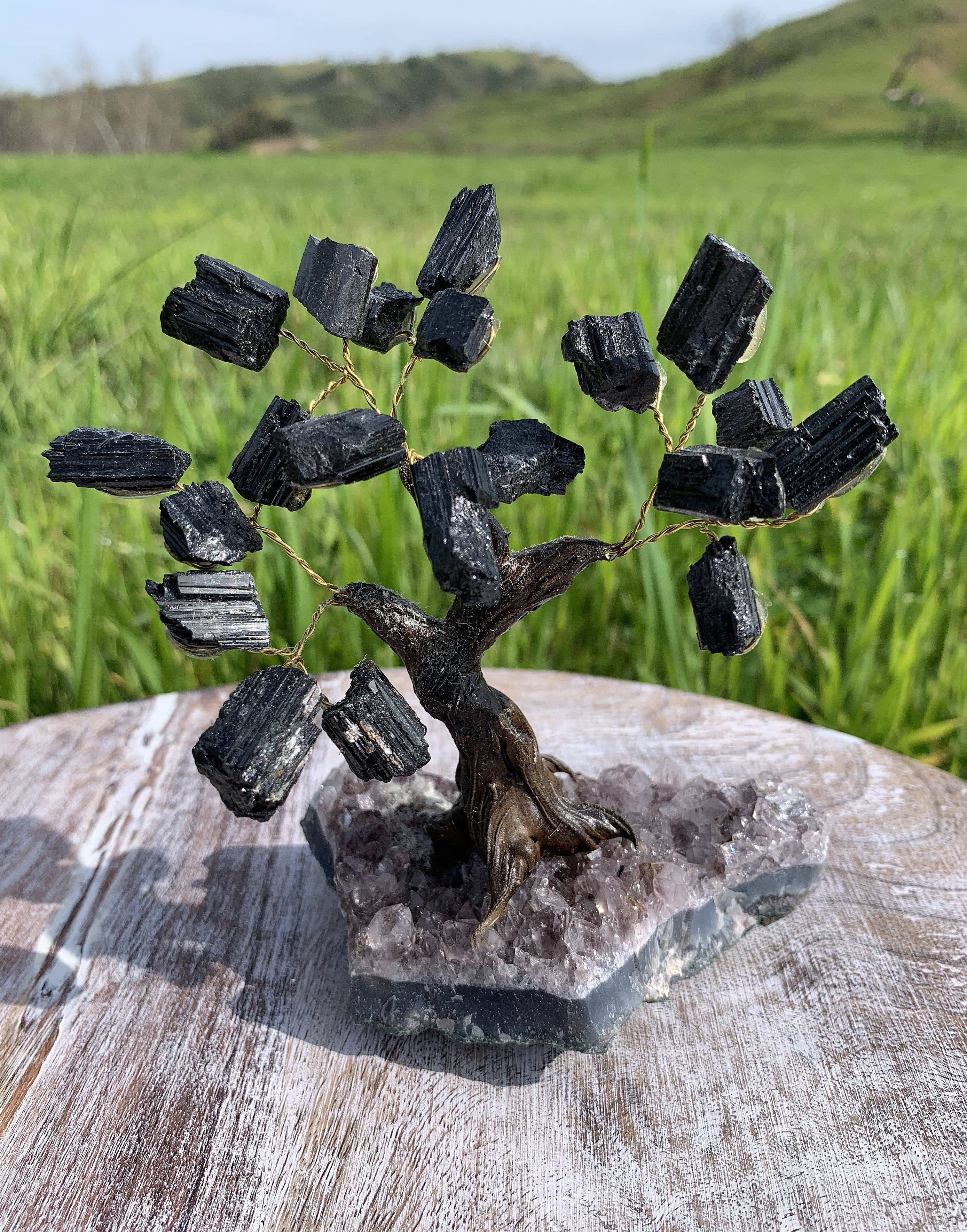 Rock Paradise - Wholesale Spiritual Stone/Crystal - Crystal Tree on Amethyst Base High Quality with points5