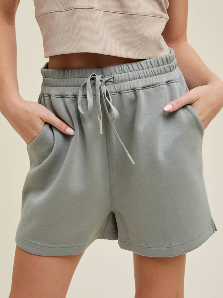 SCUBA SHORTS WITH DRAWSTRING / WL23-7951 for wholesale by Wishlist Apparel