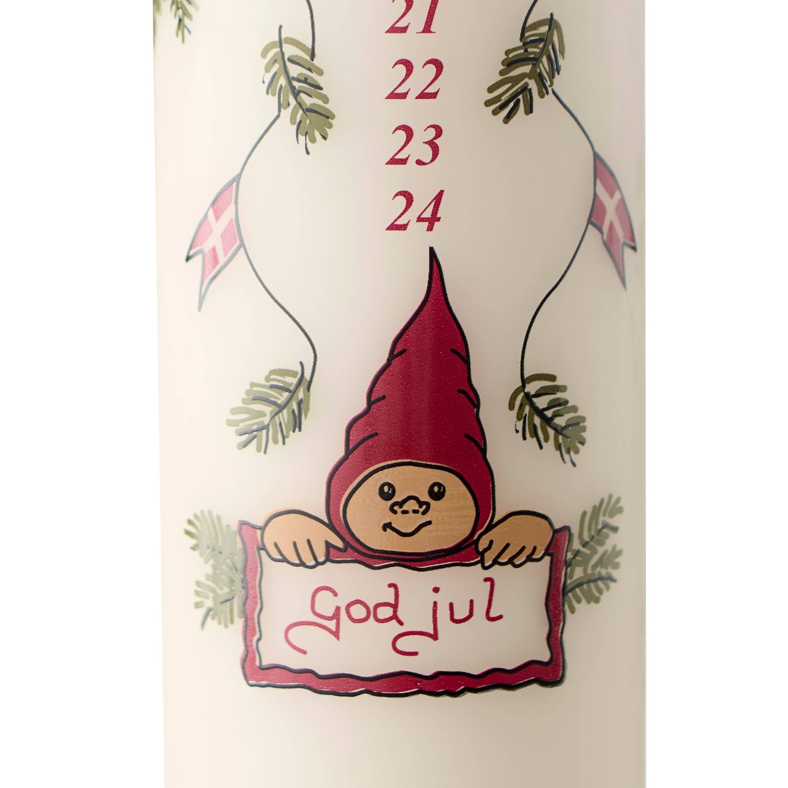 Klarborg USA LLC - Wholesale Pillar Candle - Paw Klarborg Advent Candle - Colour Ivory2