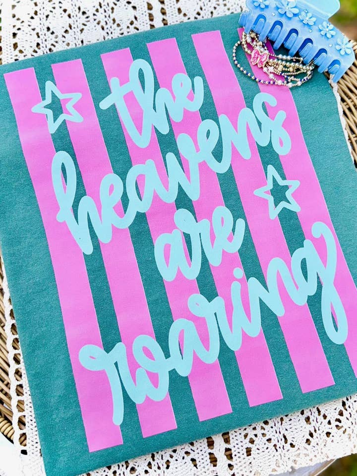 The Heavens Are Roaring Tee for wholesale by Downtown Darling Wholesale