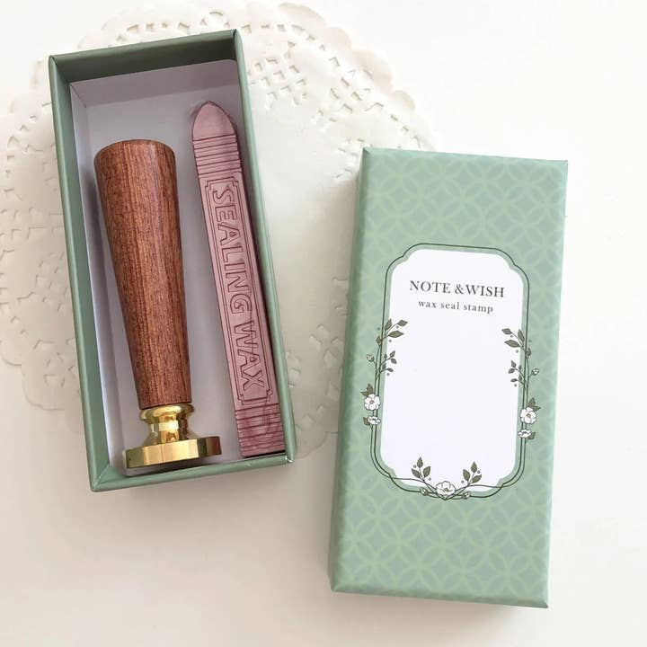 Note & Wish - Wholesale Rubber/decorative stamp - Ornate Frame Wax Seal Stamp, Note & Wish Original Seal Stamp3
