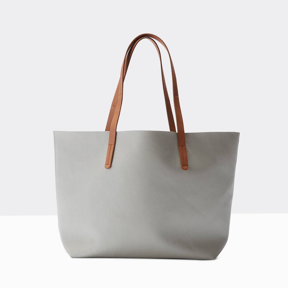 vegan leather tote