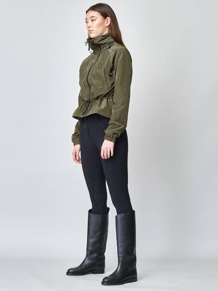 Verts Veste d'équitation coupe-vent verte en vente sur Faire