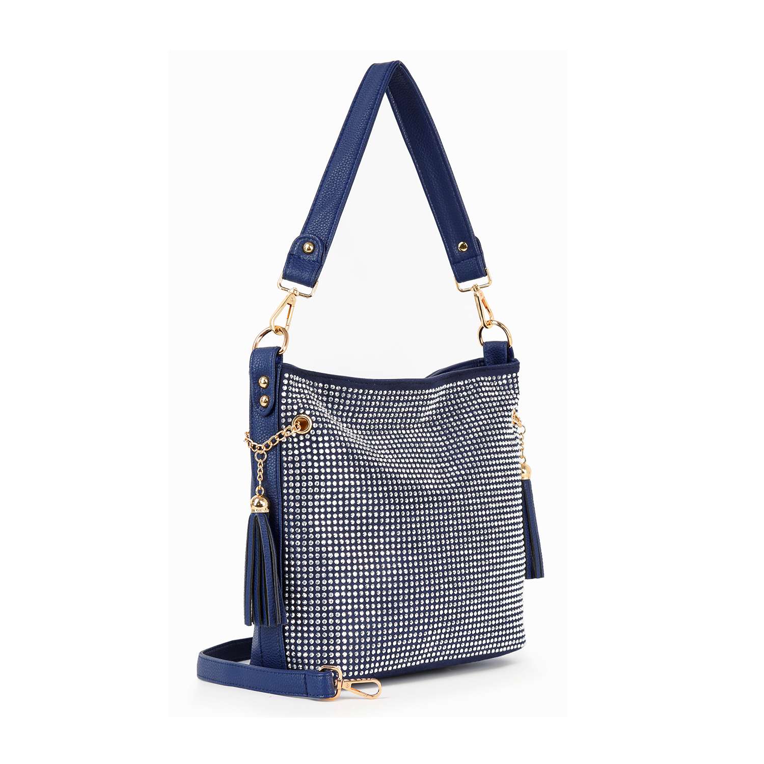 Handbag Express - Wholesale Shoulder Bag - Women's - Sparkling Rhinestone Hobo Handbag37