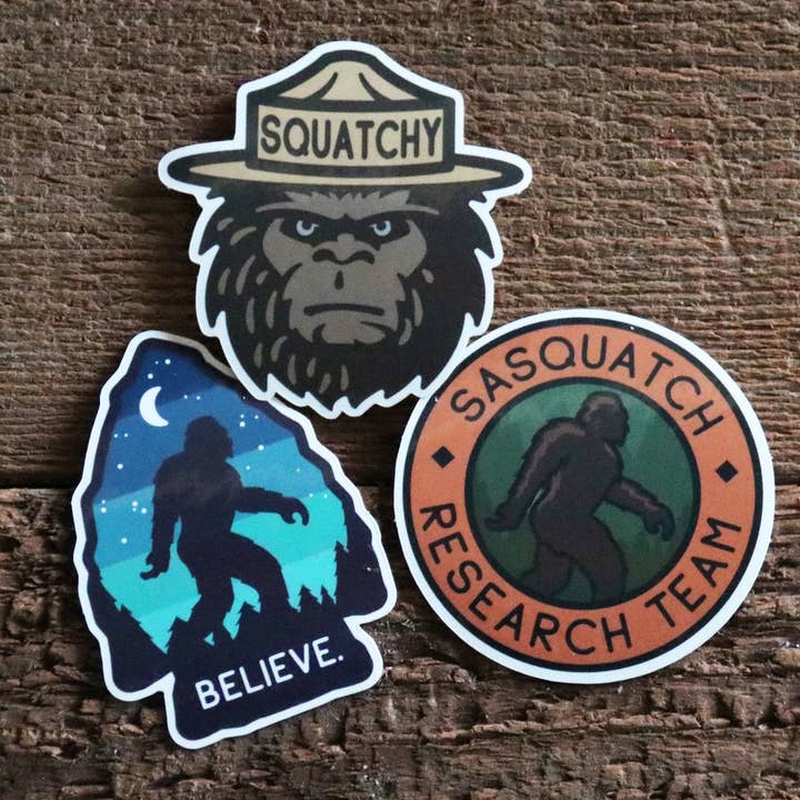 Squatchy - Wholesale Sticker - Sasquatch Research Team Bigfoot Sticker