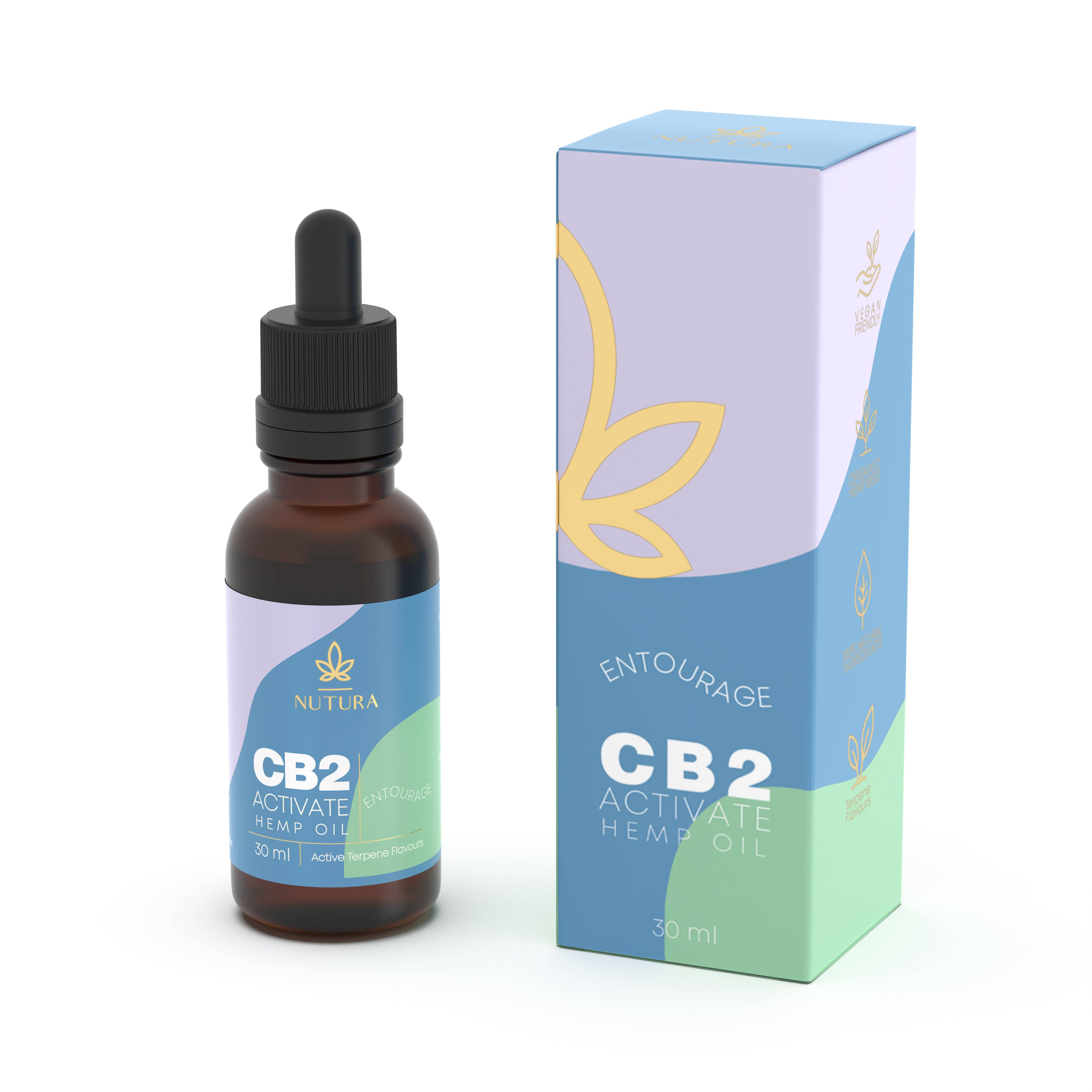 Nutura Wellness - Wholesale Tincture - CB2 Oil - Entourage Anxiety1