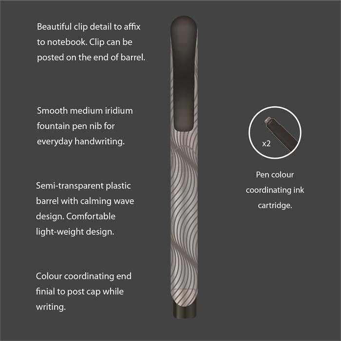 Manuscript - Wholesale Pen - Manuscript Clarity Fountain Pen Set - Black5