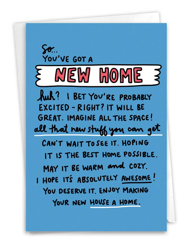 Housewarming Card - House A Home for wholesale by NobleWorks