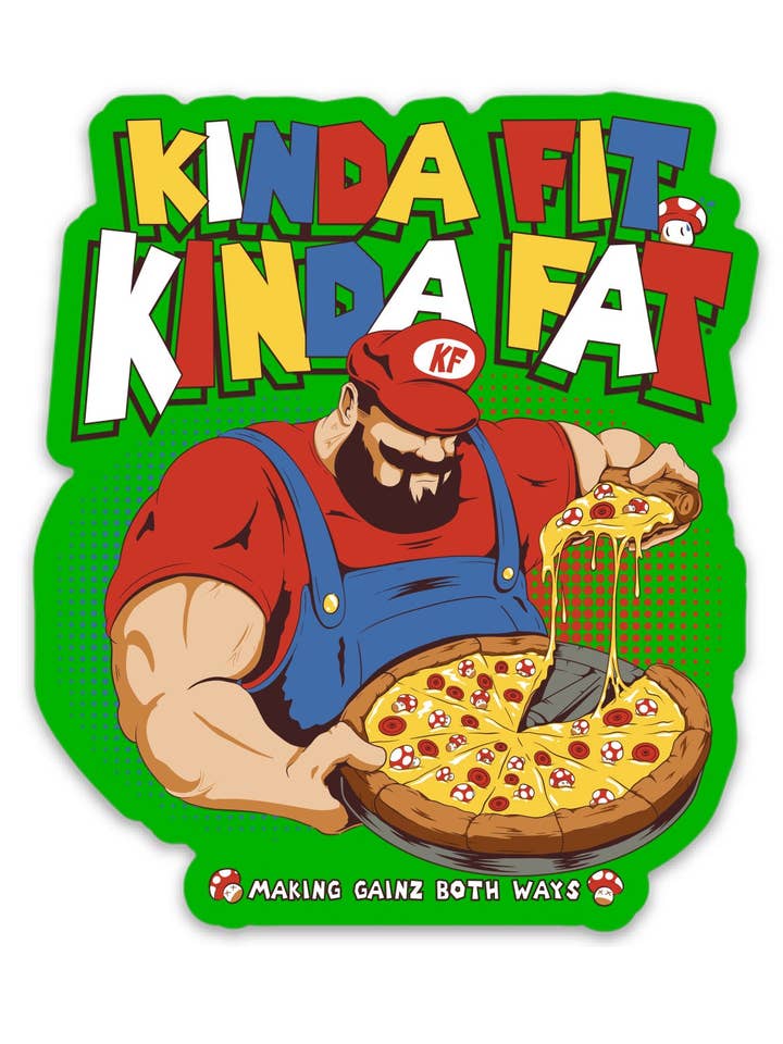 Autocollant Vinyle Let's-A Grow pour la vente par Kinda Fit Kinda Fat